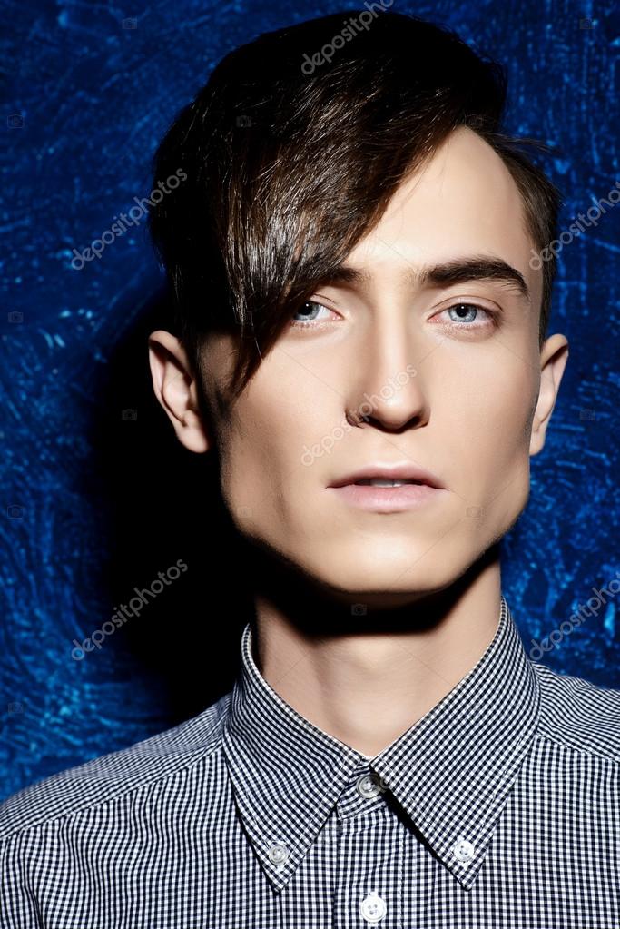 Hair Styling Male Haircuts Beauty Fashion Stock Photo