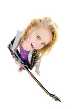 elektro gitar. Müzik konsepti.