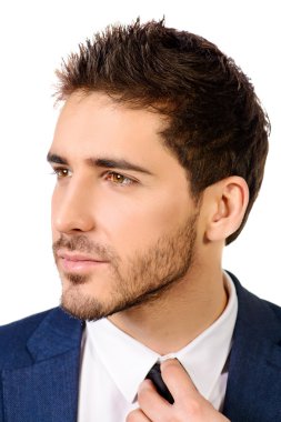 Bir adamın portresi.