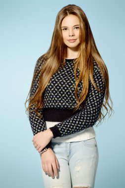 güzel genç. Gençlik moda. 