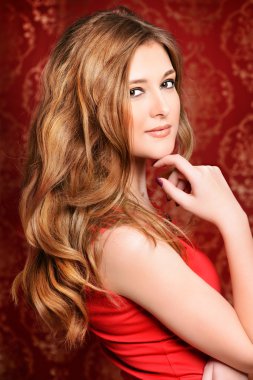 akşam kırmızı. Bahar ve yaz konsepti. 