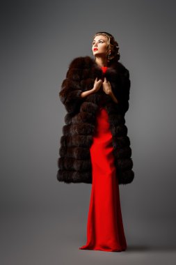 aktris. Lüks, zengin yaşam tarzı. 