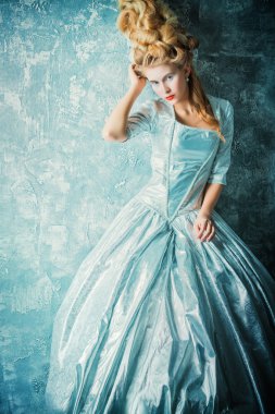 tarihsel elbise. Vintage moda.