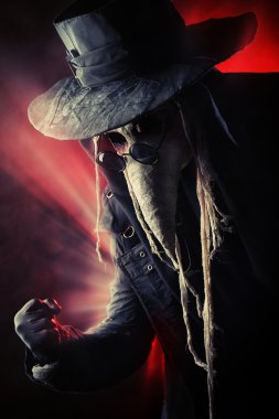 Plague Doktor. Cadılar Bayramı.