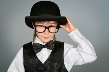 Şehir adam. Çocuk moda.