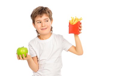 sağlıklı gıda. Sağlıklı ve sağlıksız gıda kavramı.