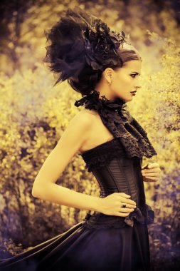 yüksek şapkalar, Gotik tarzı.