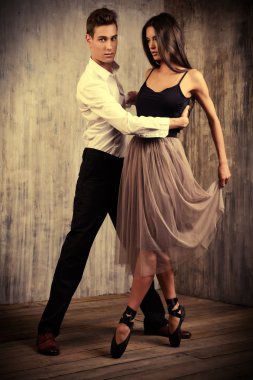 anlamlı dans. Güzel çift 
