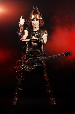 Rock yıldızı. Fantezi.