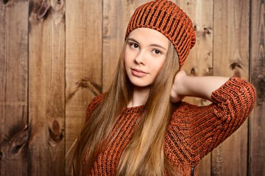 örme giyim. Gençlik moda.