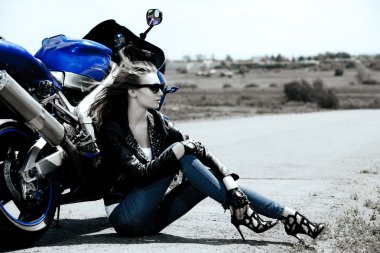 güzel sürücü. Macera ve özgürlük. 