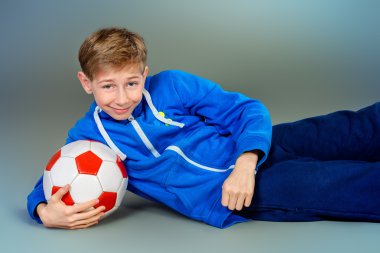 football player,  teen boy