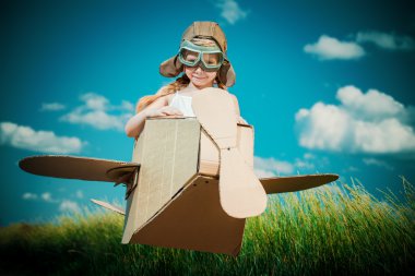 küçük hayalperest. Fantastik, hayal.