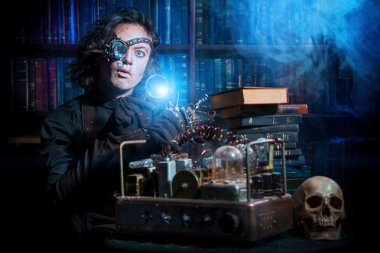 Leeuw hoofd deur detail