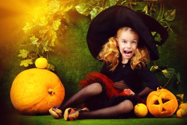 sevimli küçük cadı