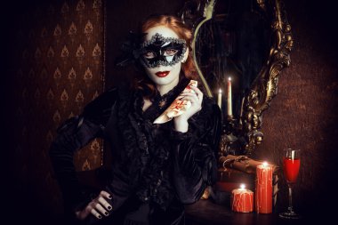 baştan çıkarıcı kadın Vintage tarzı