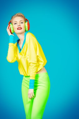 disco style Trendy girl