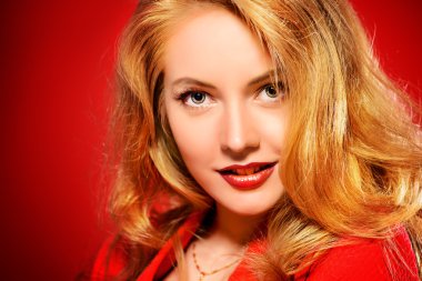 çekici görünüm. Güzellik, moda.