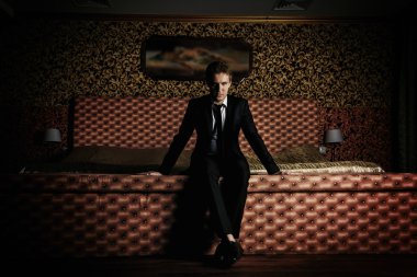 Bak akşam. Vintage iç.