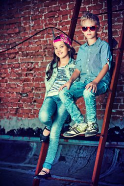 Şehir çocukları moda.