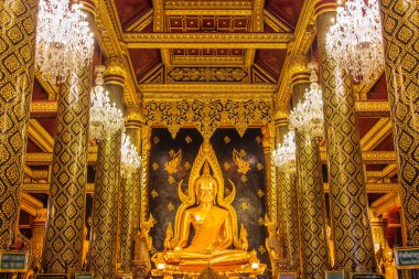 Phitsanulok - Temmuz 24,2015: en güzel Buda heykeli