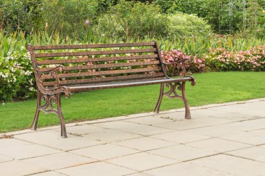 Tezgah yemyeşil arka plan Bahçe Tasarım.