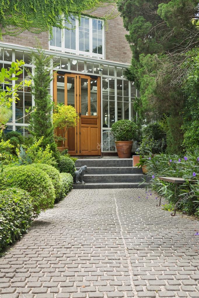 Pathway In English Garden Style Stock Photo C Sexlim 114184874