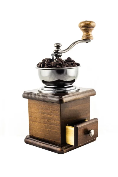 Coffee grinder isolated on white background. — Stock Photo, Image