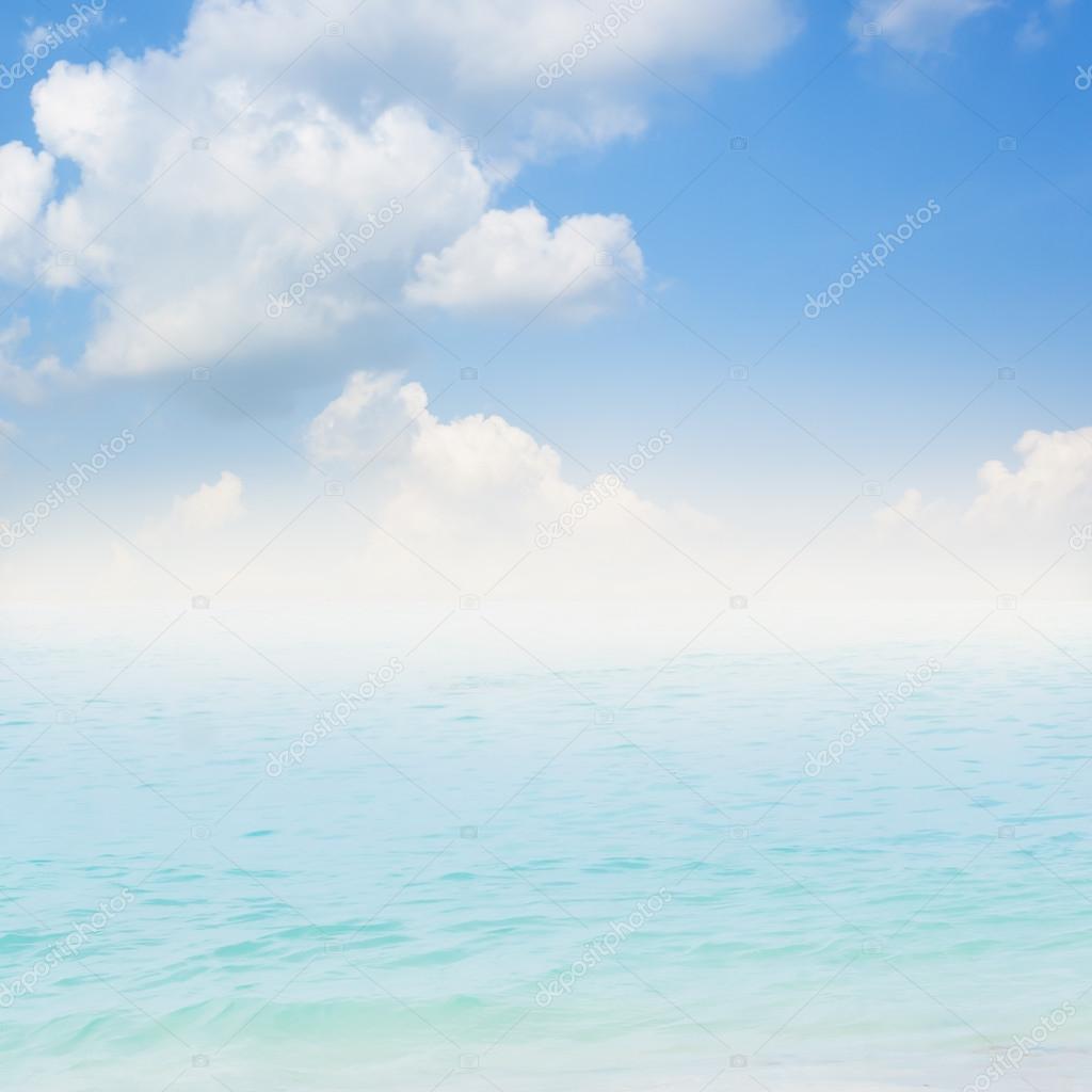 beautiful sea and sky. Summer season.