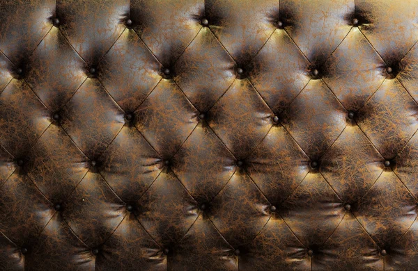 High quality brown leather background. — Stock Photo, Image