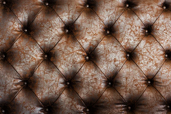 Hög kvalitet brun läder bakgrund. — Stockfoto
