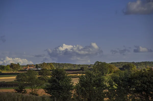 Champ agricole paysage rural UK — Photo