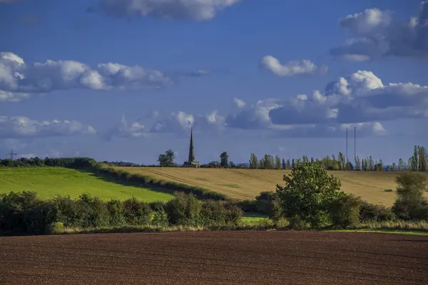 Veld agriculrural landschap Uk — Stockfoto