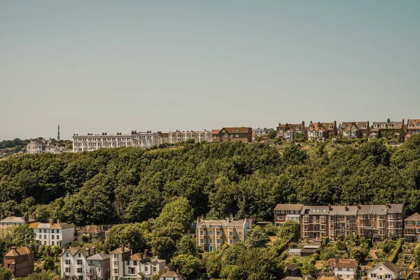 英语的海滨度假胜地的黑斯廷斯 — 图库照片