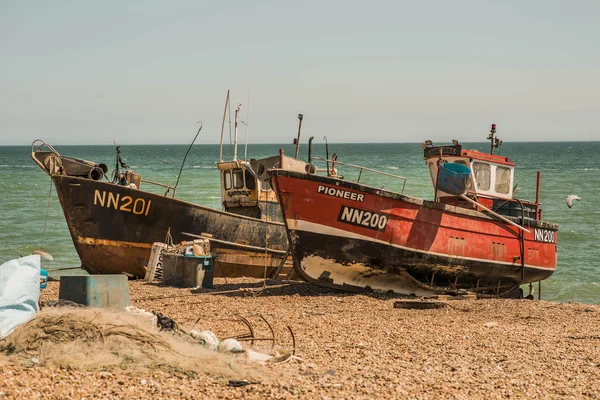 Engelska badort i hastings — Stockfoto