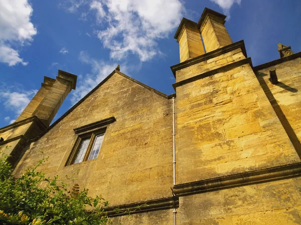 Straat in chipping campden cotswolds — Stockfoto