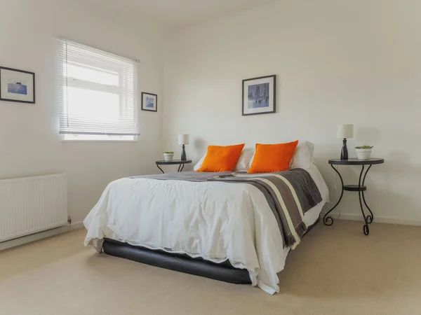 Bedroom in newly converted house — Stock Photo, Image