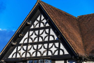 Arden Warwickshire İngiltere 'deki yarı ahşap binalar Henley