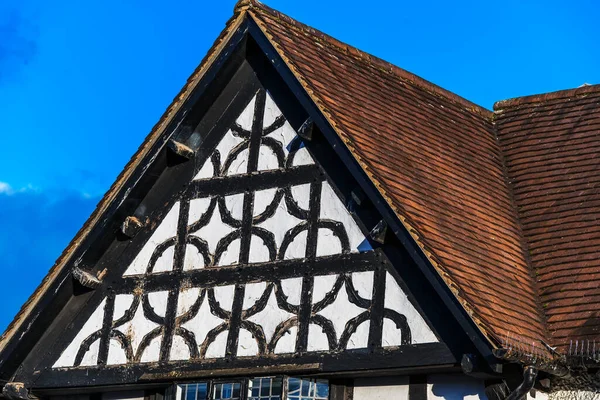 Arden Warwickshire İngiltere 'deki yarı ahşap binalar Henley