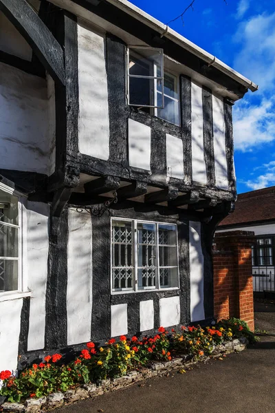 Arden Warwickshire İngiltere 'deki yarı ahşap binalar Henley