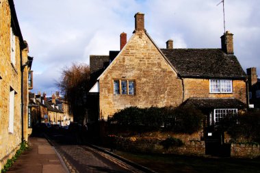 Arden Warwickshire İngiltere 'deki yarı ahşap binalar Henley