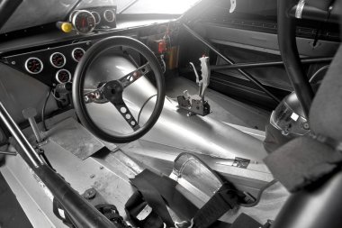 Cocpit bir 1/4 mil mesafeli yarış araba