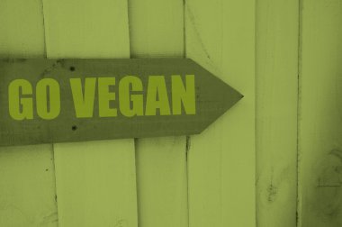vegan işareti gitmek