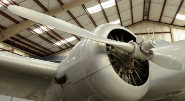 Uçak pervane yakın çekim 