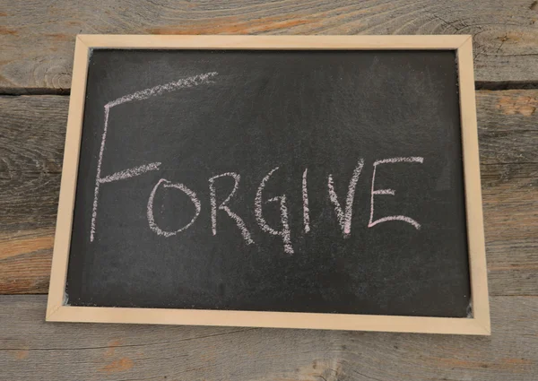 Forgive concept written — Stock Photo, Image