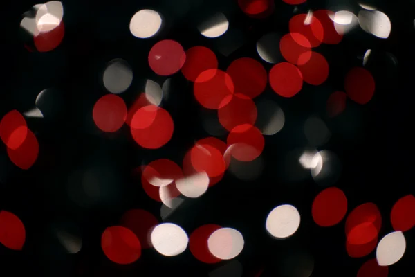 Abstract red and white lights on black — Stock Photo, Image