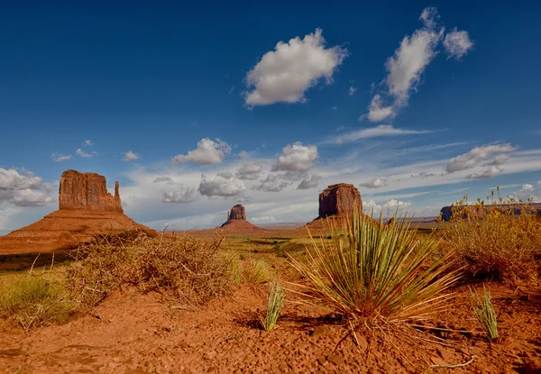 Vecchio paesaggio occidentale della Monument Valley — Foto Stock