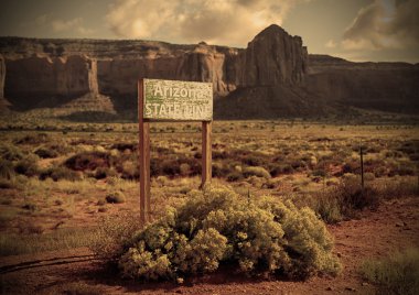 Arizona eyalet sınırını