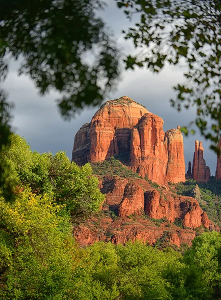 Székesegyház rock energia örvény-ban sedona — Stock Fotó