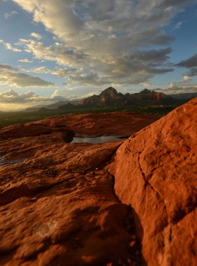 Havaalanı girdap Sedona, Arizona görünümünden